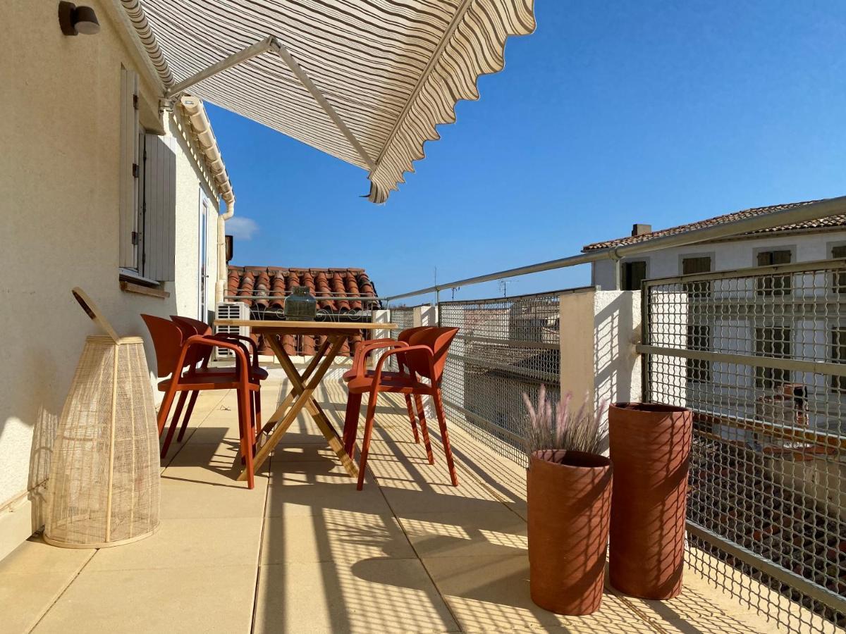 La Terrasse Sur Les Toits Apartment นาร์บอนน์ ภายนอก รูปภาพ